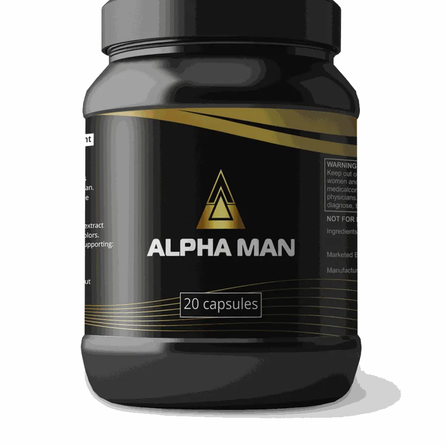 Alpha Man — foto del envase 2