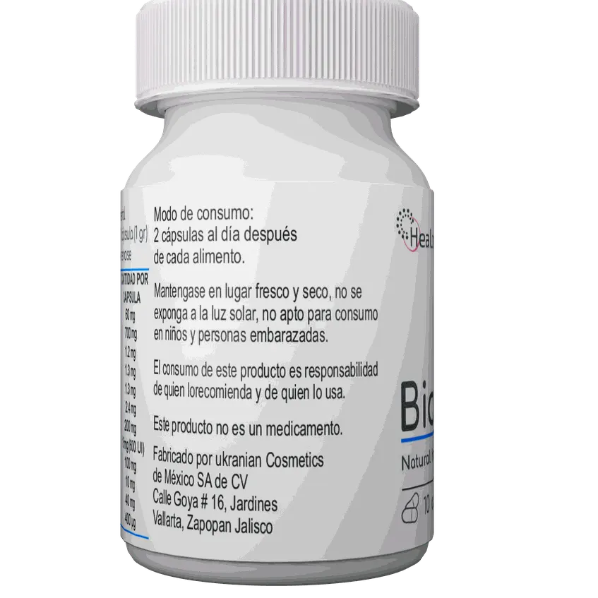 Biozin — foto del envase