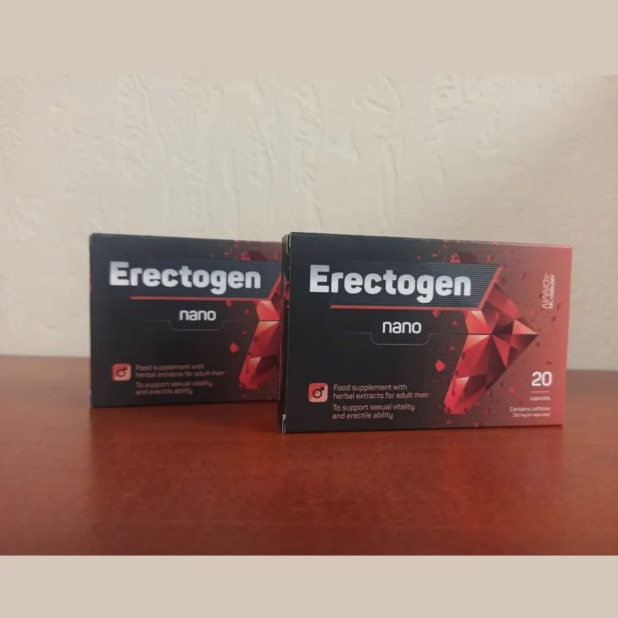Erectogen — iepakojuma foto