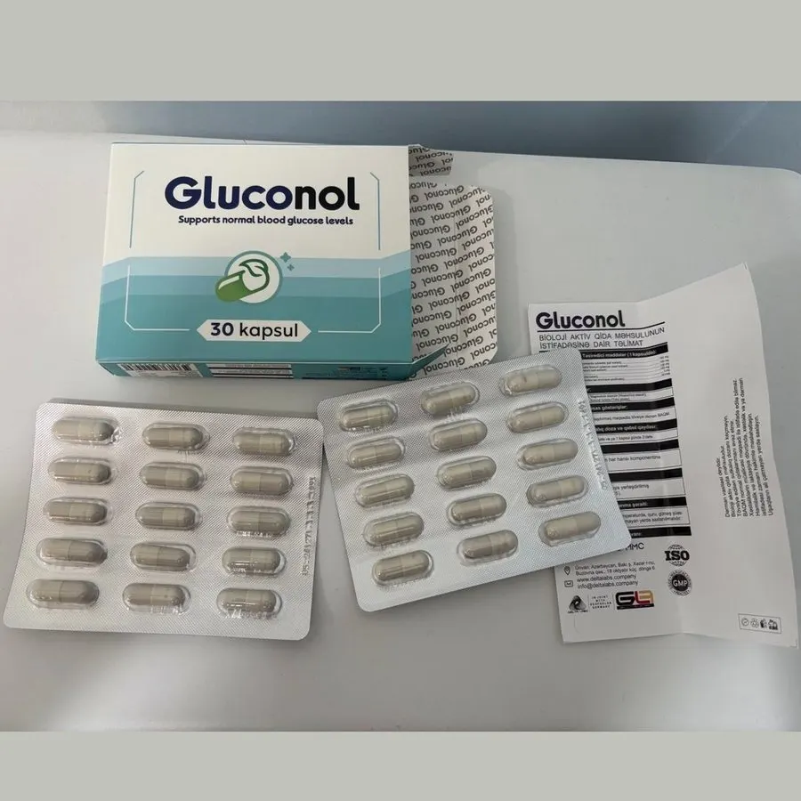 Gluconol — qablaşdırmanın şəkli