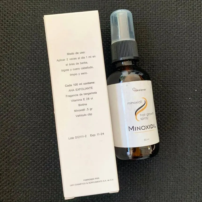 Minoxidil — foto del envase