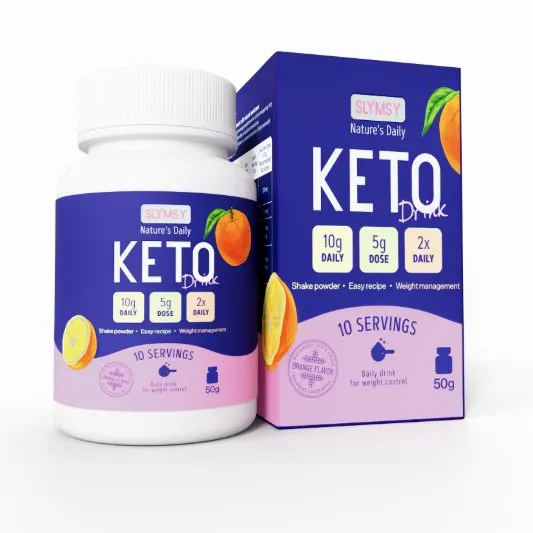 Slymsy Keto Drink — fotografía del envase